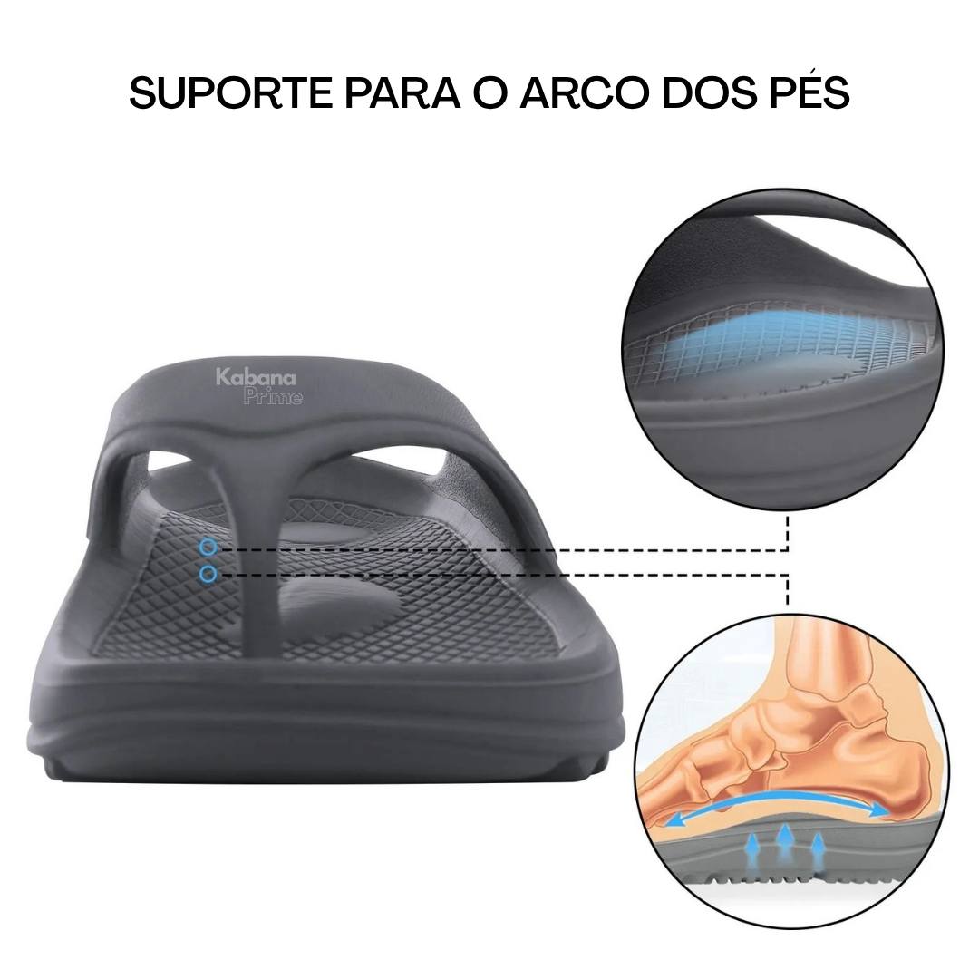 Chinelo Anatômico Yume - Alívio e Suporte para o Arco dos Pés