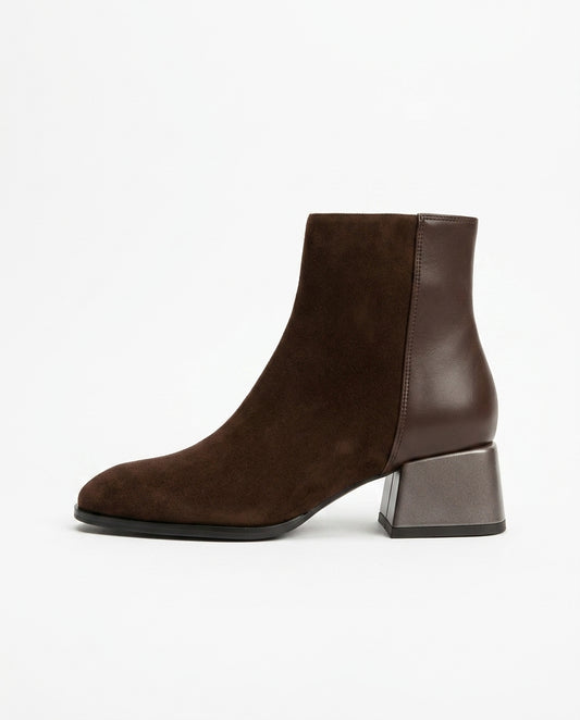 Bota Feminina Veloura Cano Curto